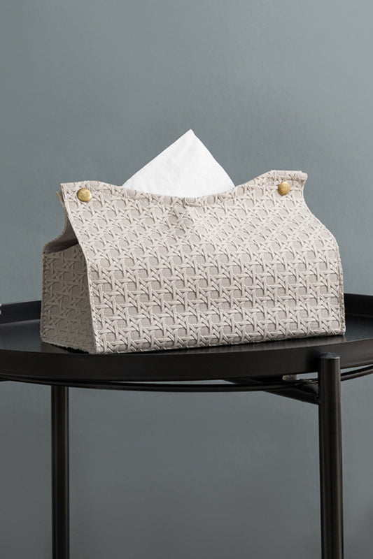 Set of 2 Woven Tissue Box Covers