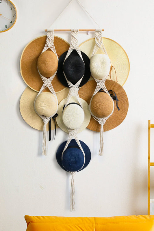 Handmade Macrame Hat Hanger